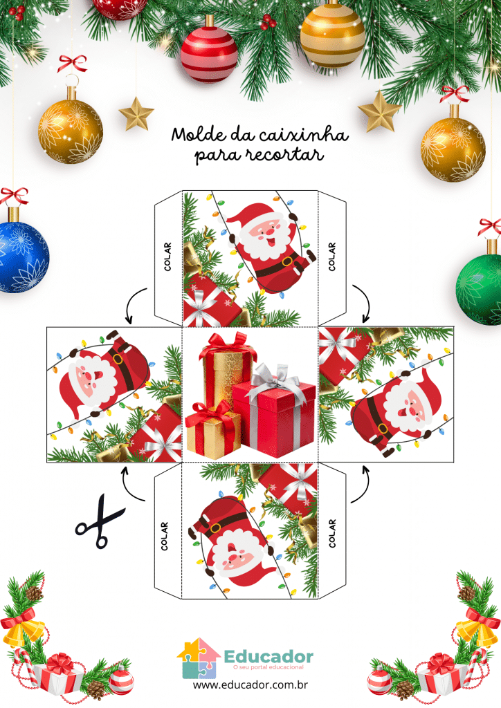 pap moldes lembrancinhas natalinas
