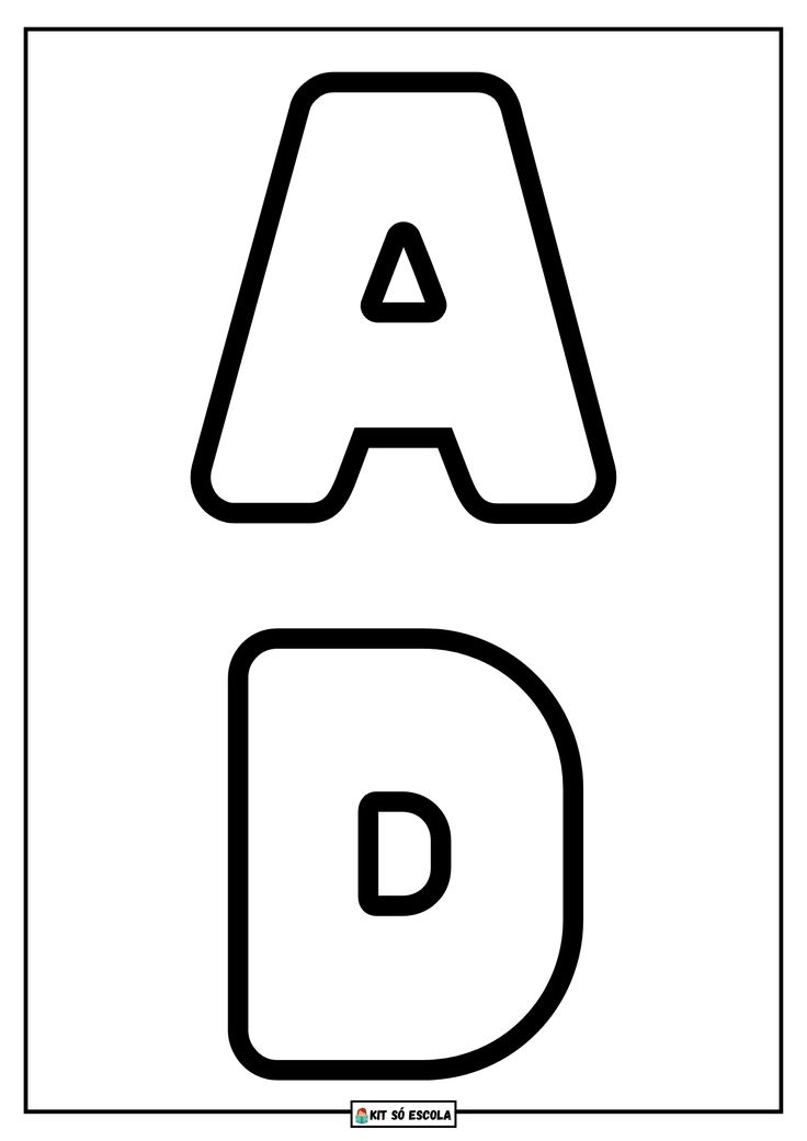 molde letra E para cartazes