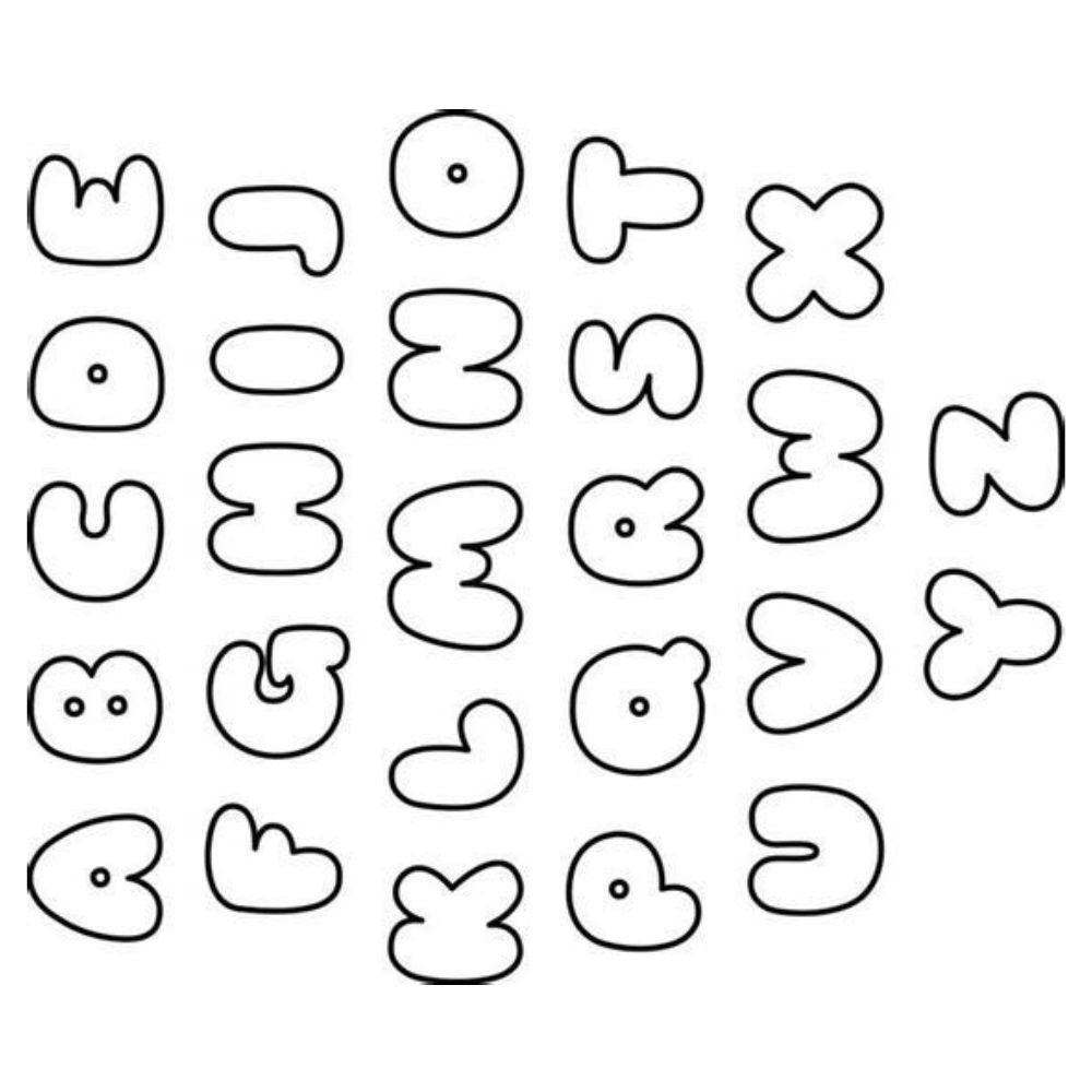 moldes de letras minúsculas para imprimir