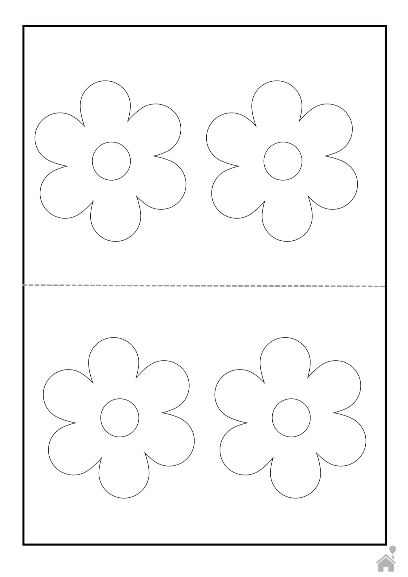 moldes de flores decorativas