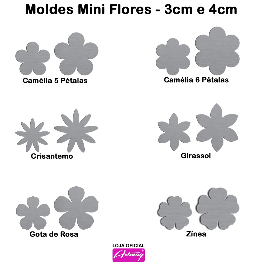 moldes de flores para feltro