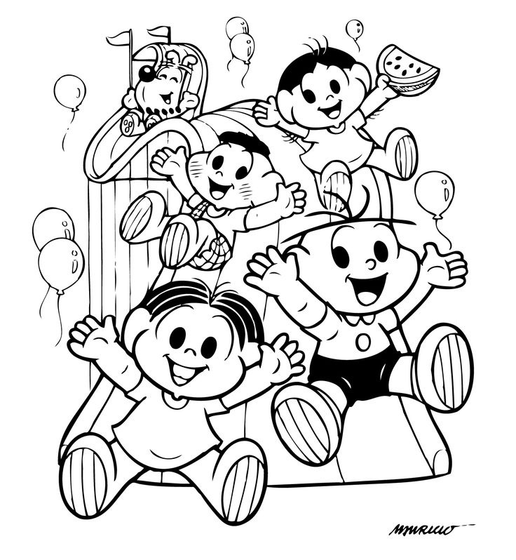 Desenhos da Mônica para imprimir