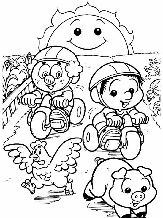 desenhos do Cebolinha para colorir