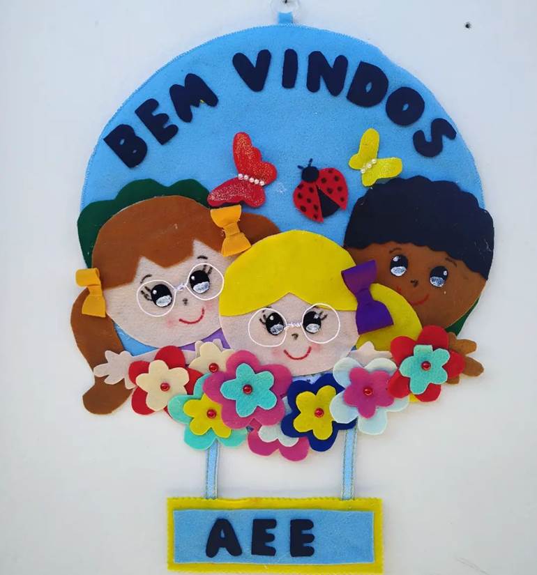 painel boas vindas escola