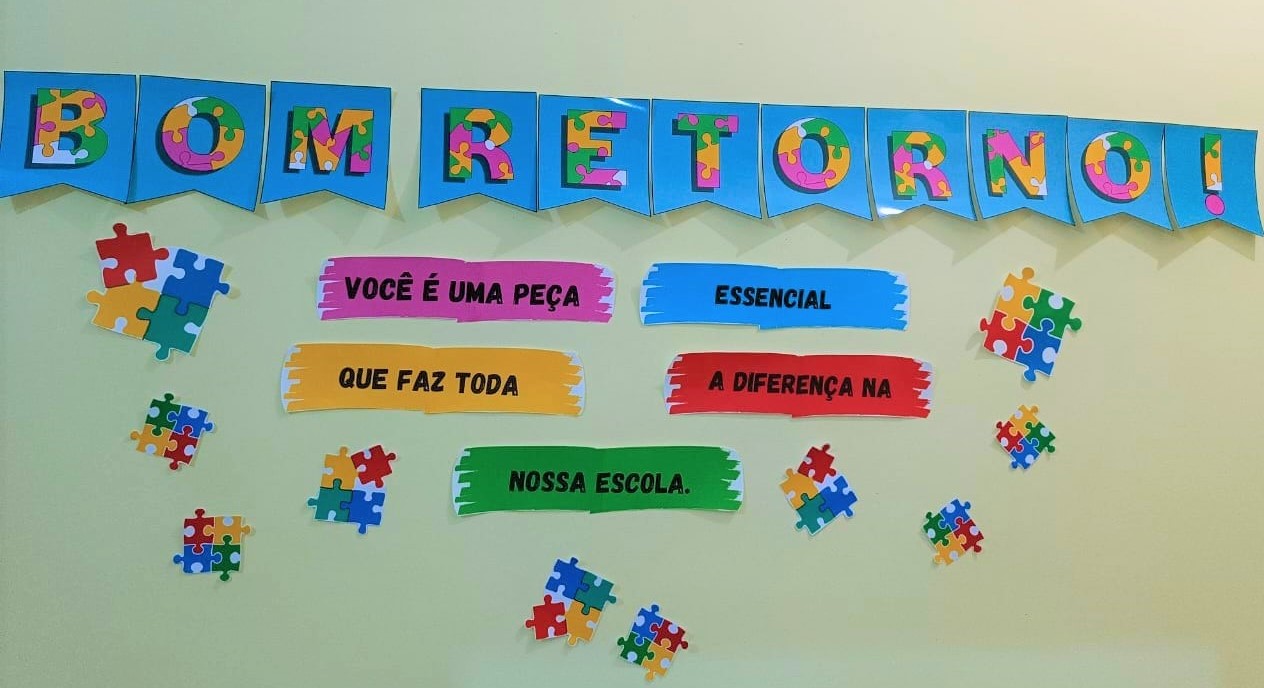 mural interativo para alunos