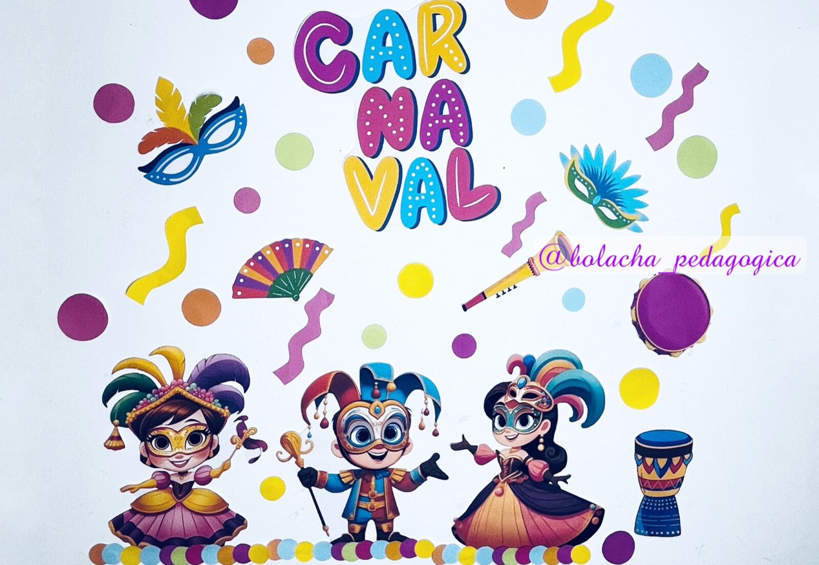 decoração de carnaval para sala de aula