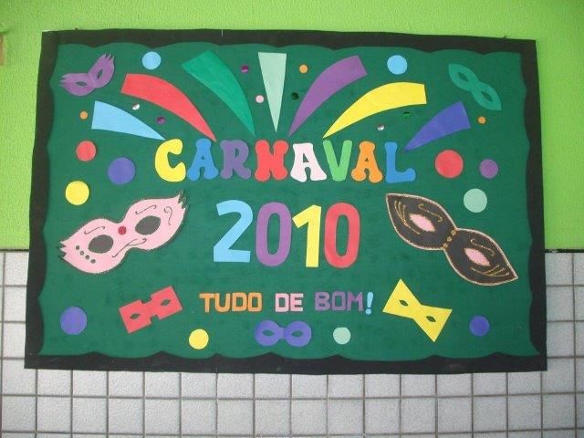 mural interativo carnaval escola
