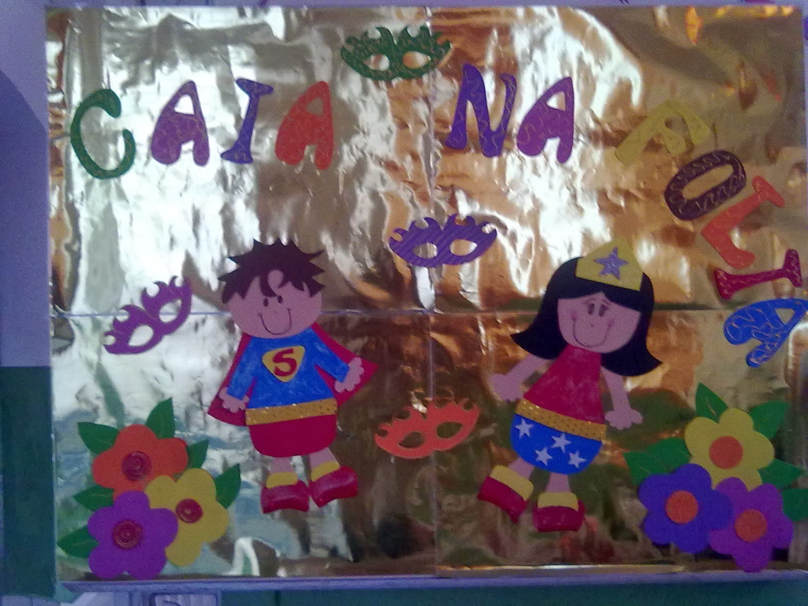 decoração de carnaval para sala de aula