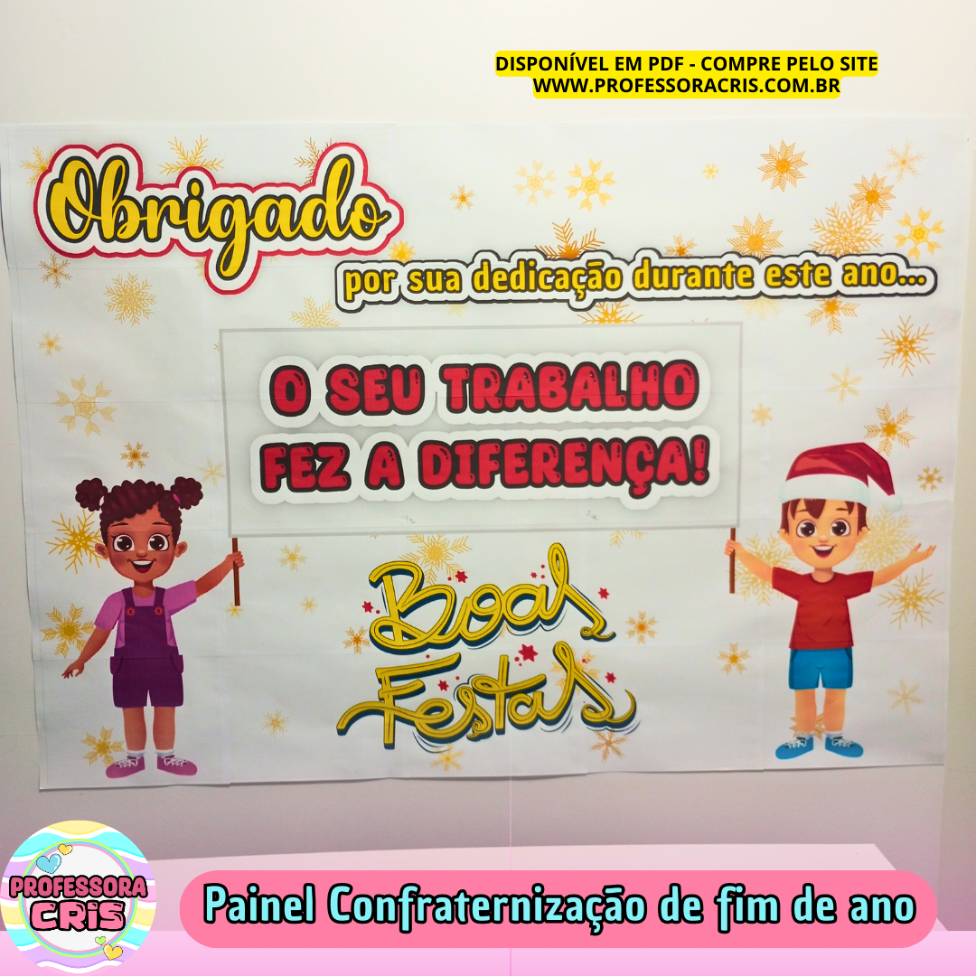 ideias mural fim de ano escolar