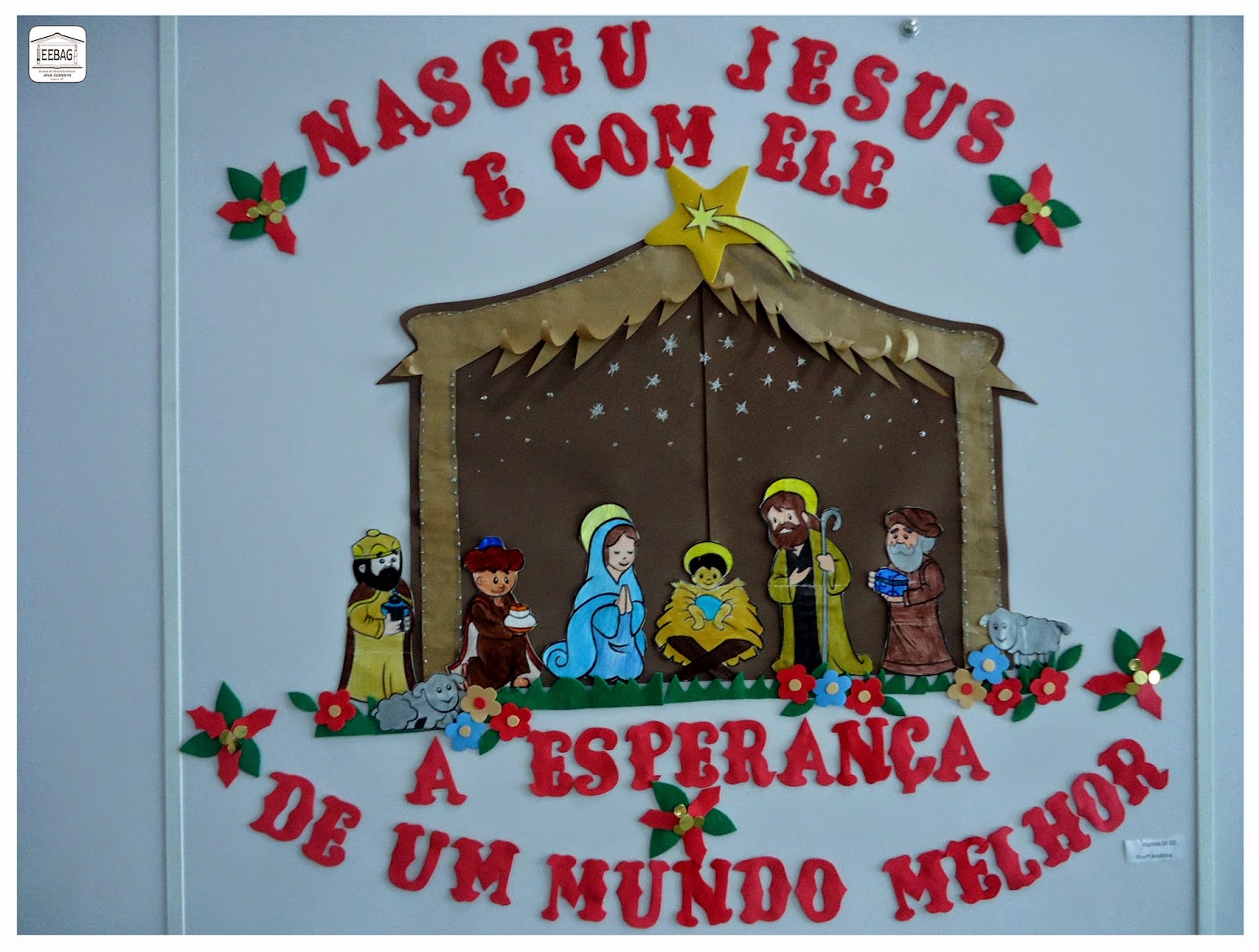 mural de gratidão professores