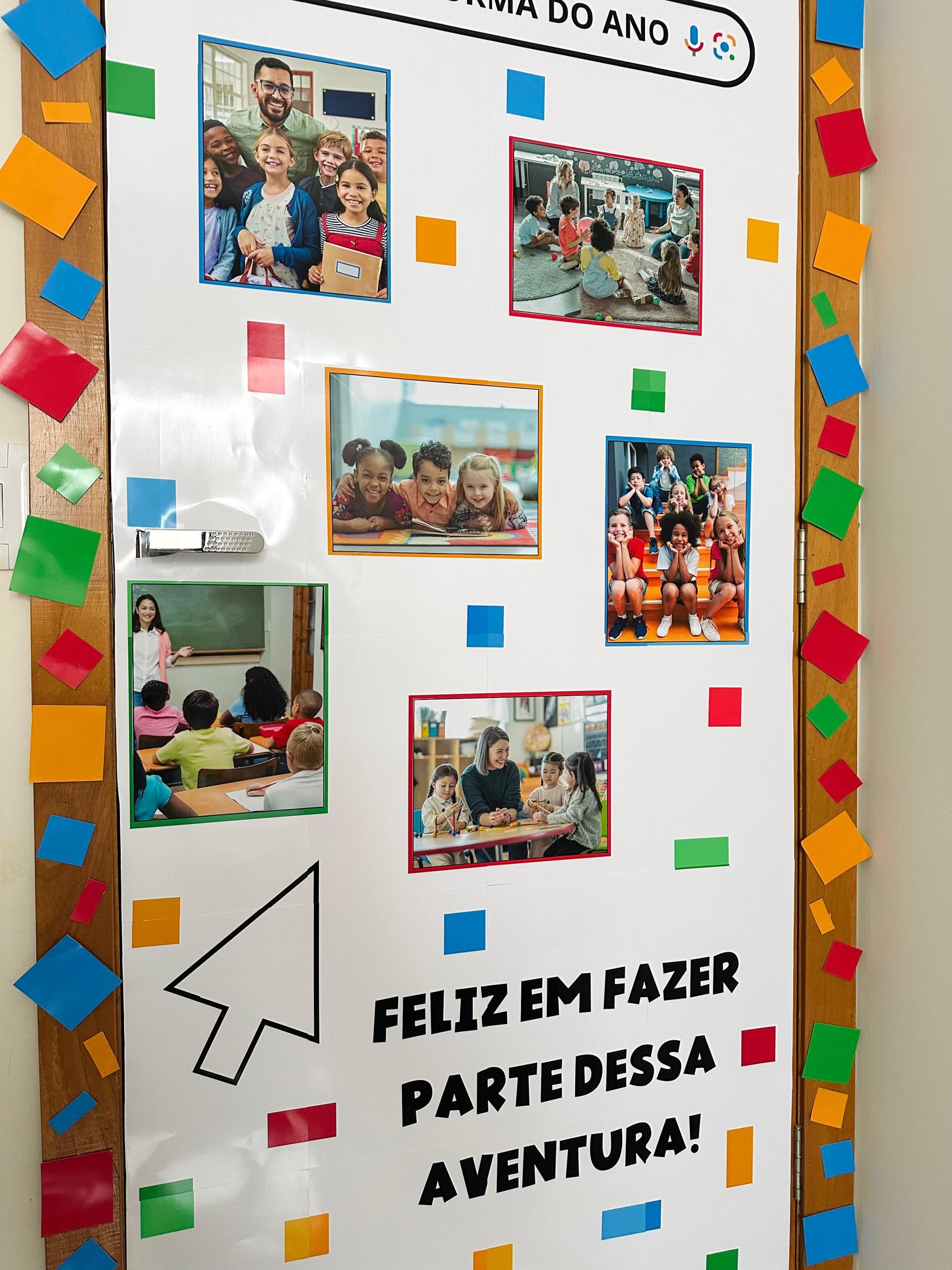 painel de fotos ano letivo