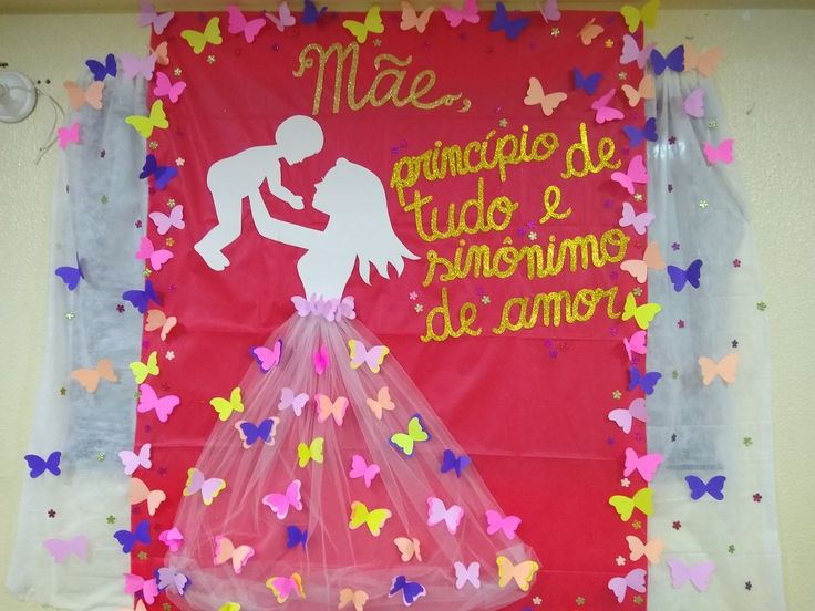 painel dia das mães escola criativo