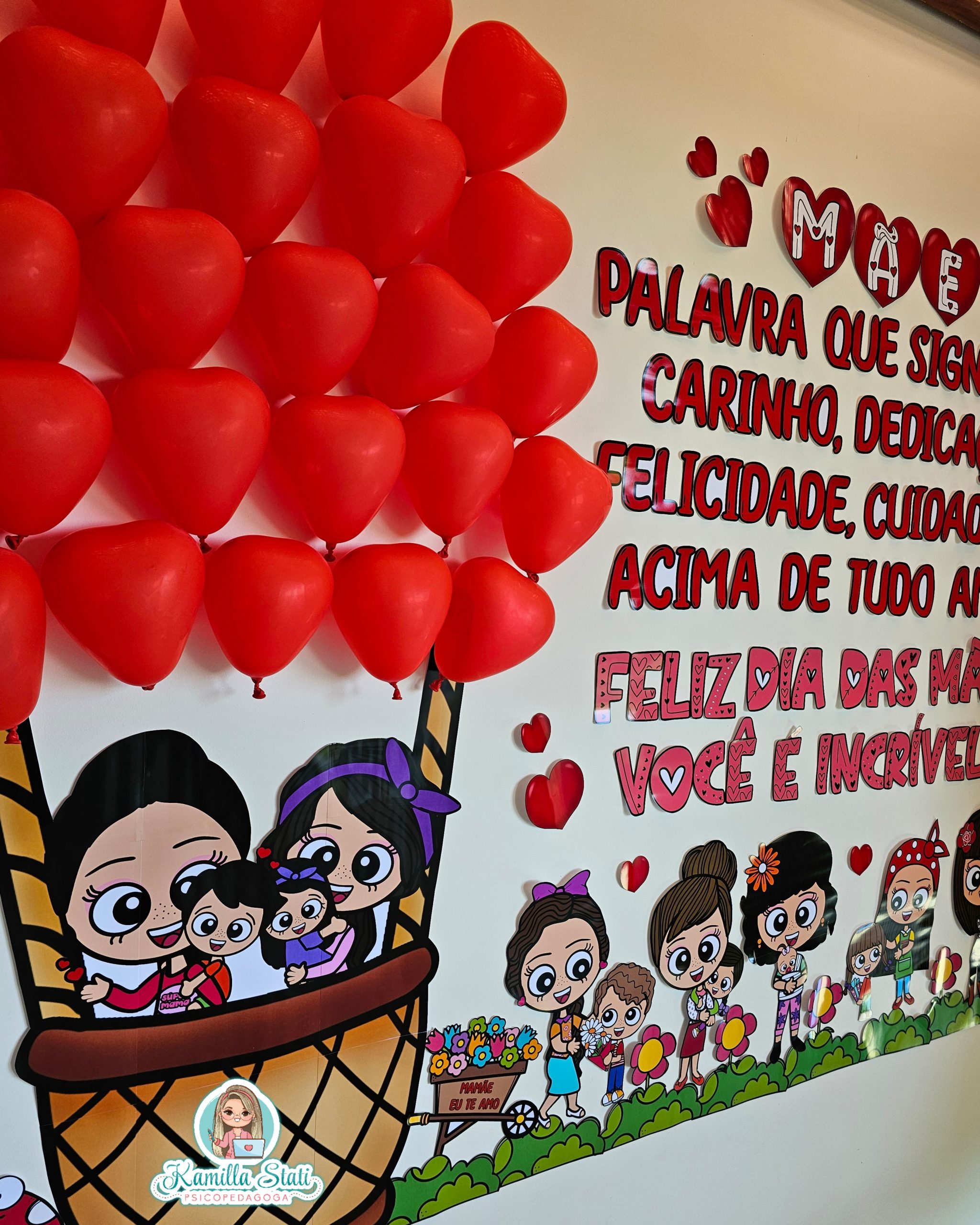 mensagens para mural dia das mães escola