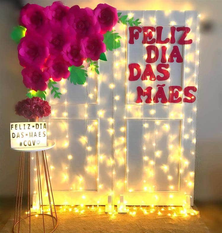 painel dia das mães baixo custo