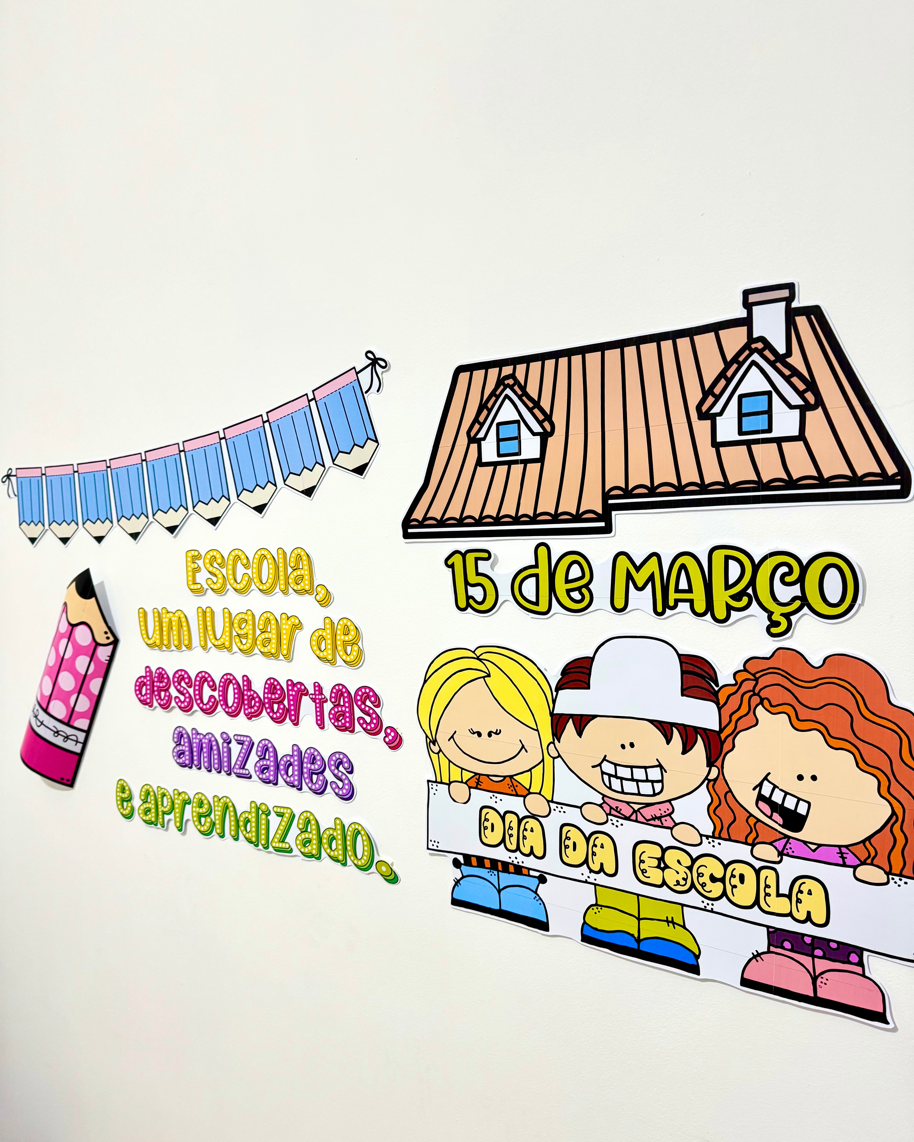 como expor trabalhos infantis