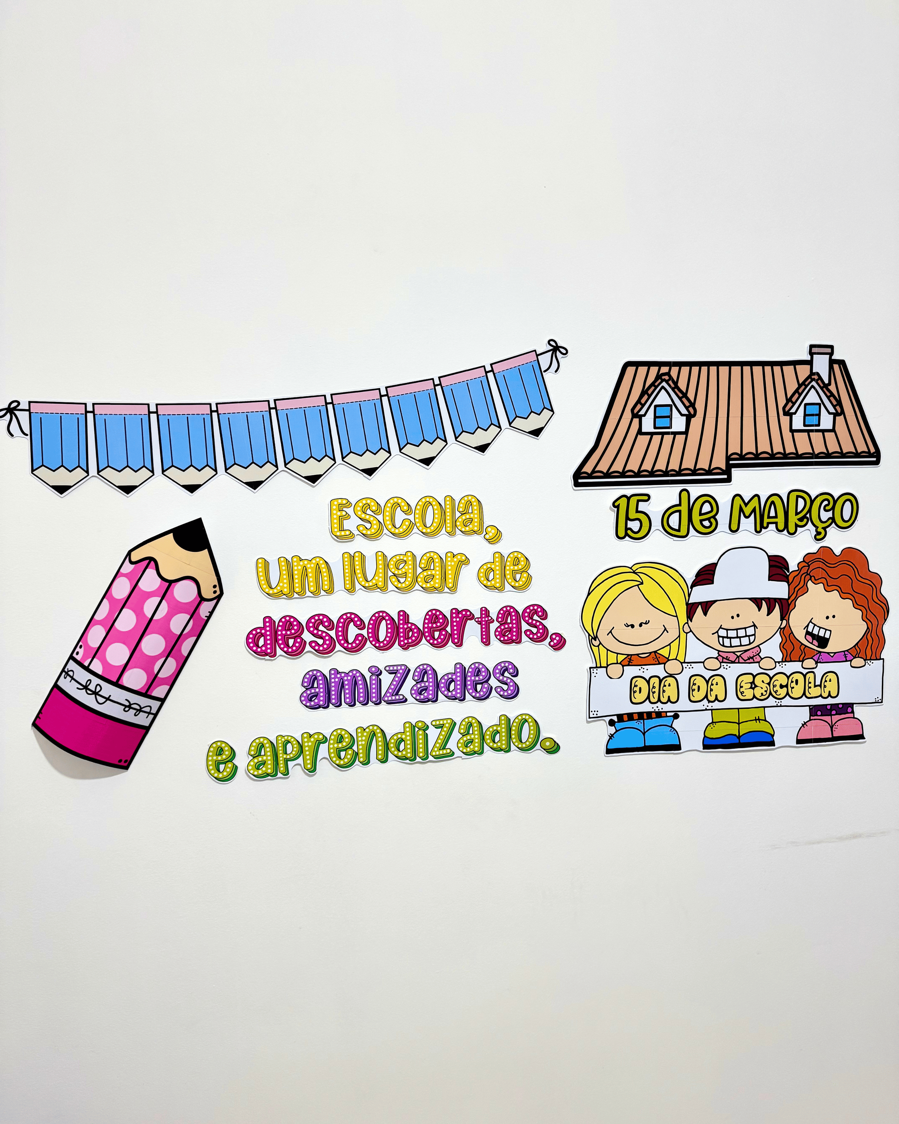 mural de boas-vindas educação infantil