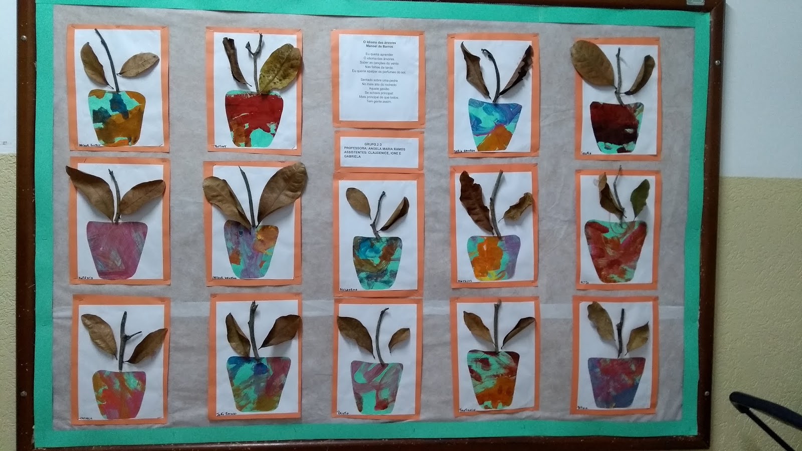 mural de emoções infantil