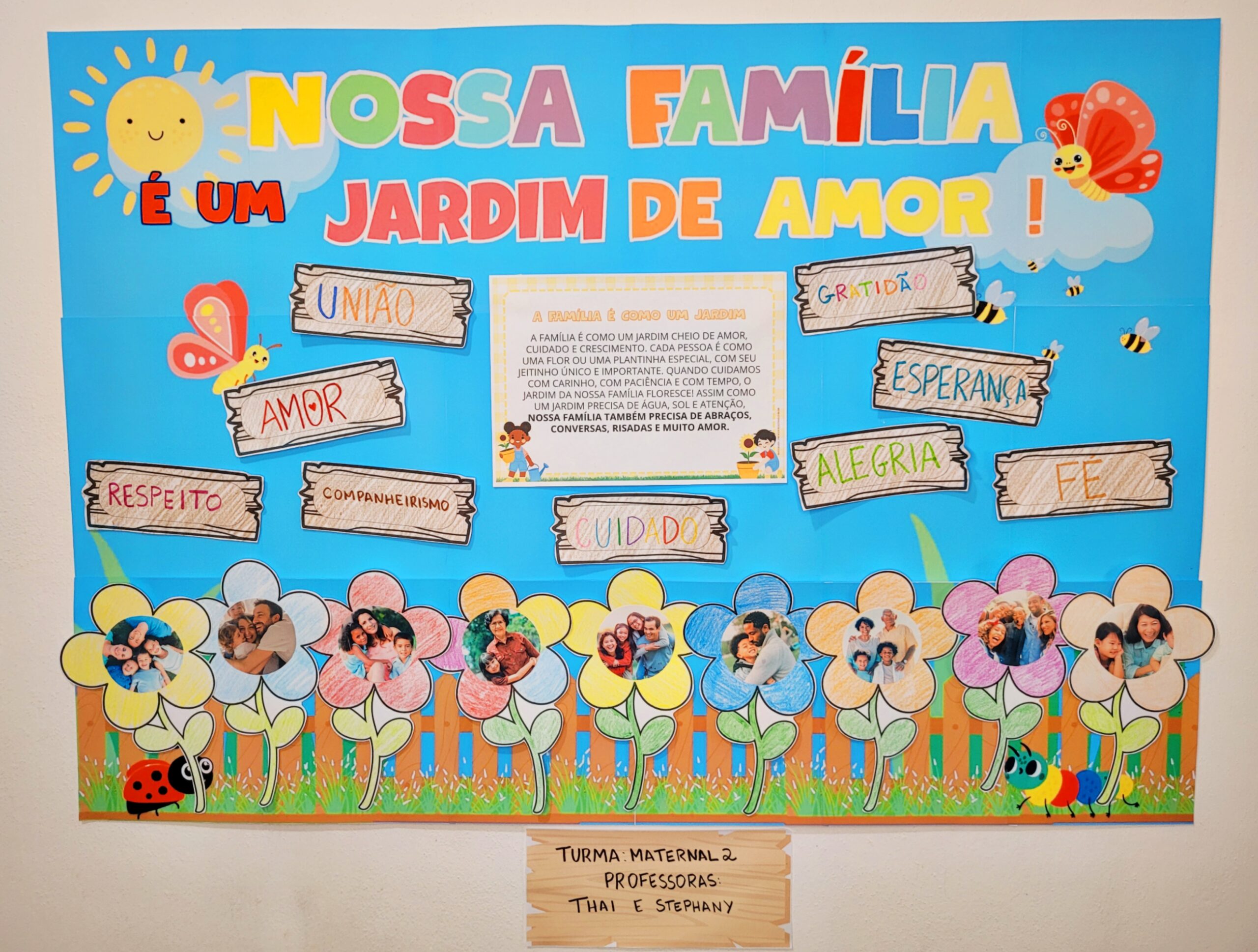 ideias de painéis para creche