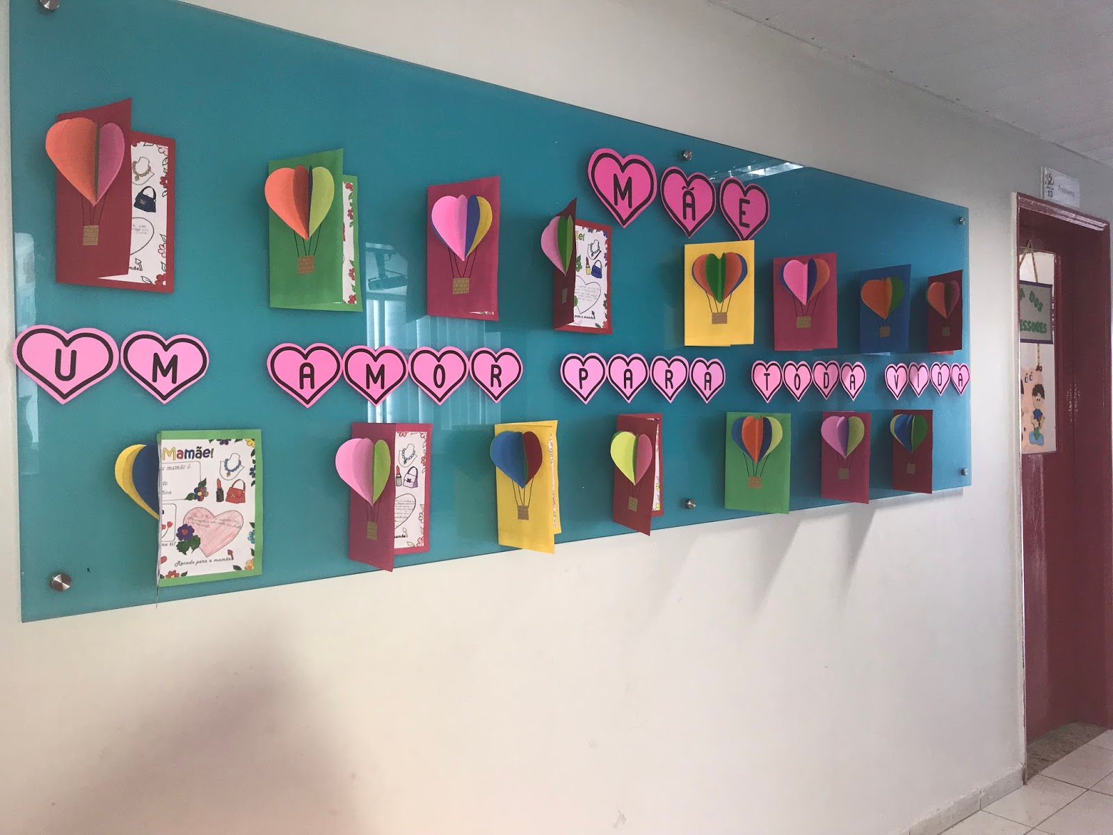 diy mural dia das mães
