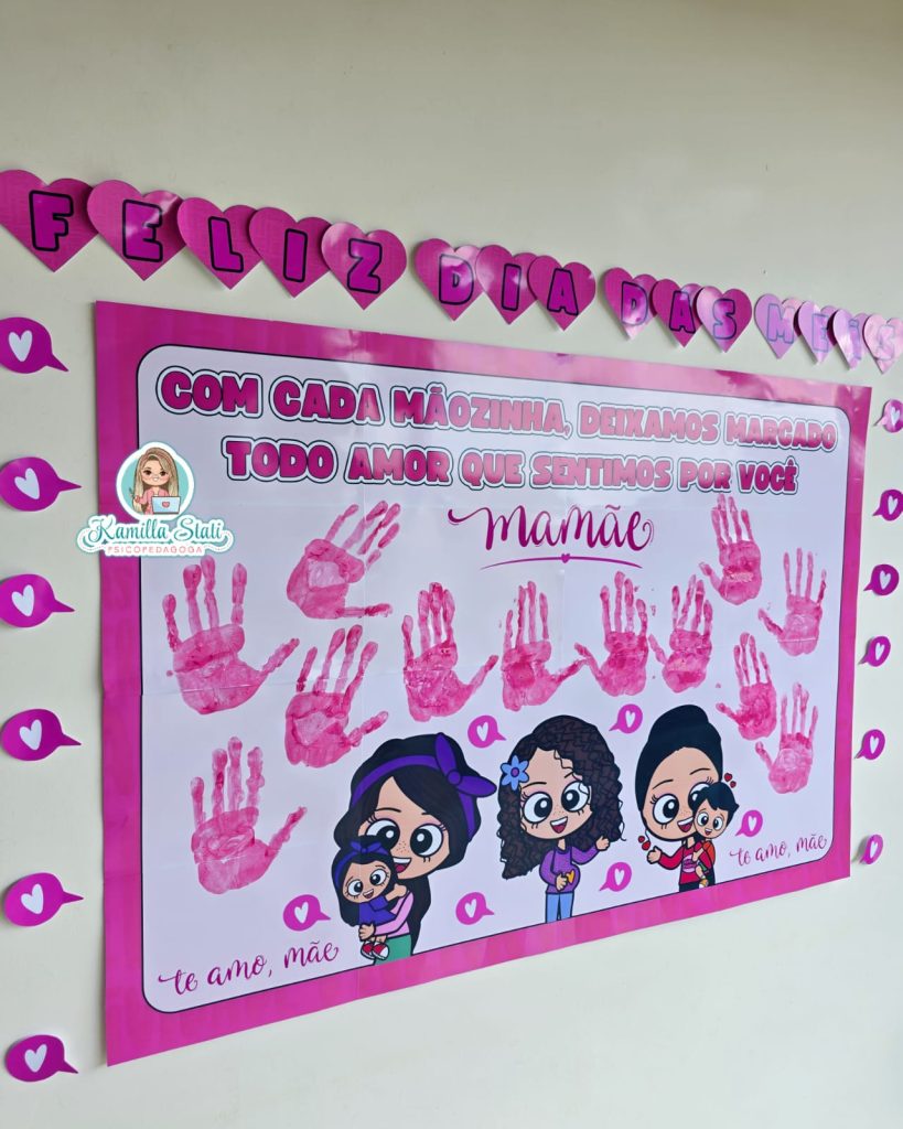 mensagens dia das mães para mural