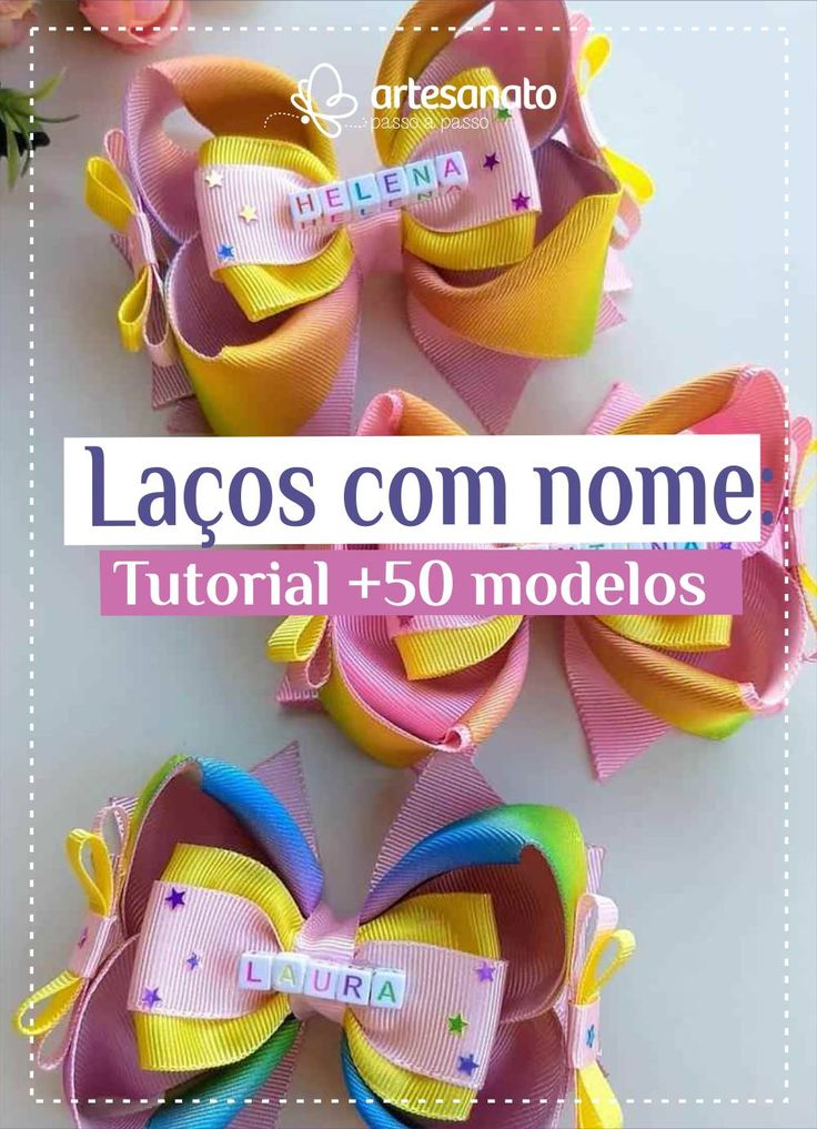 modelos de laços para cabelo