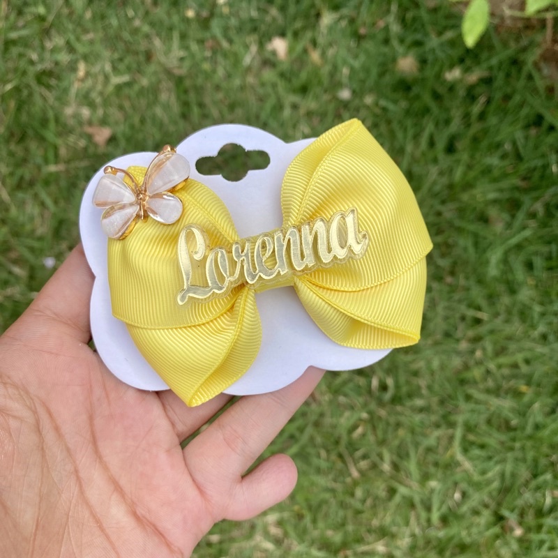 Laço de menina com nome