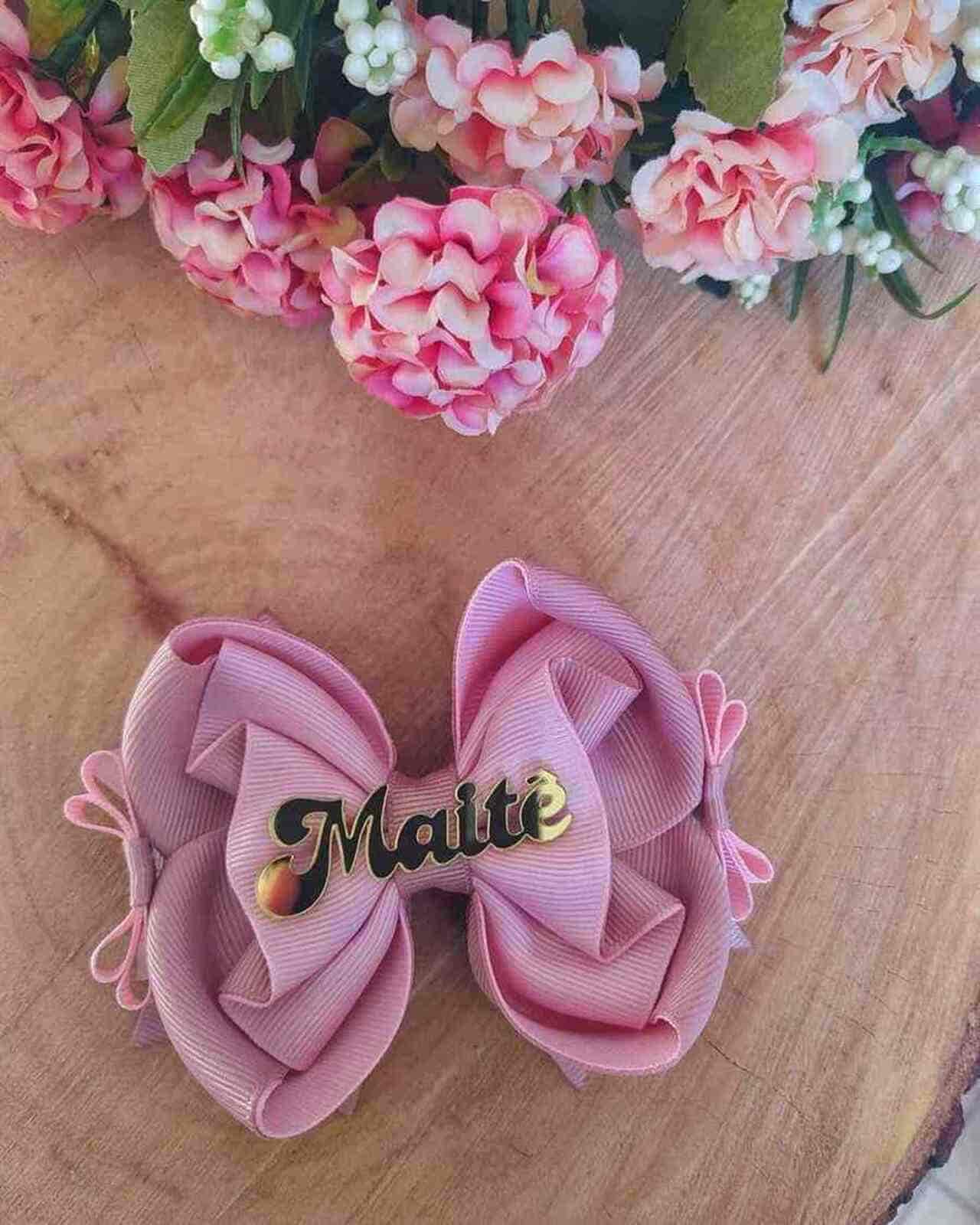 Laço personalizado com nome