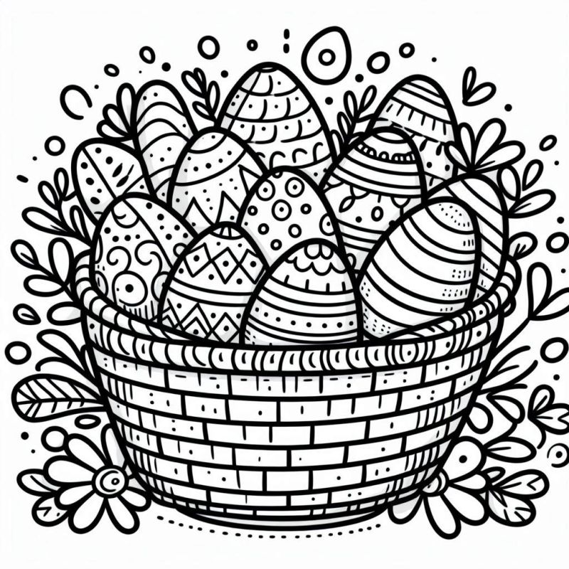 desenhos de páscoa para imprimir
