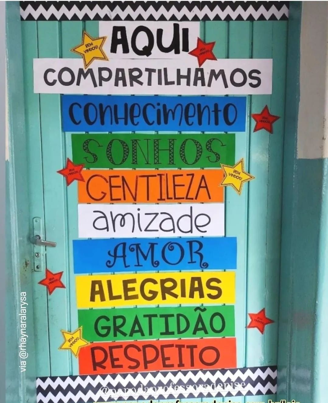 decoração de sala de aula primeiro dia
