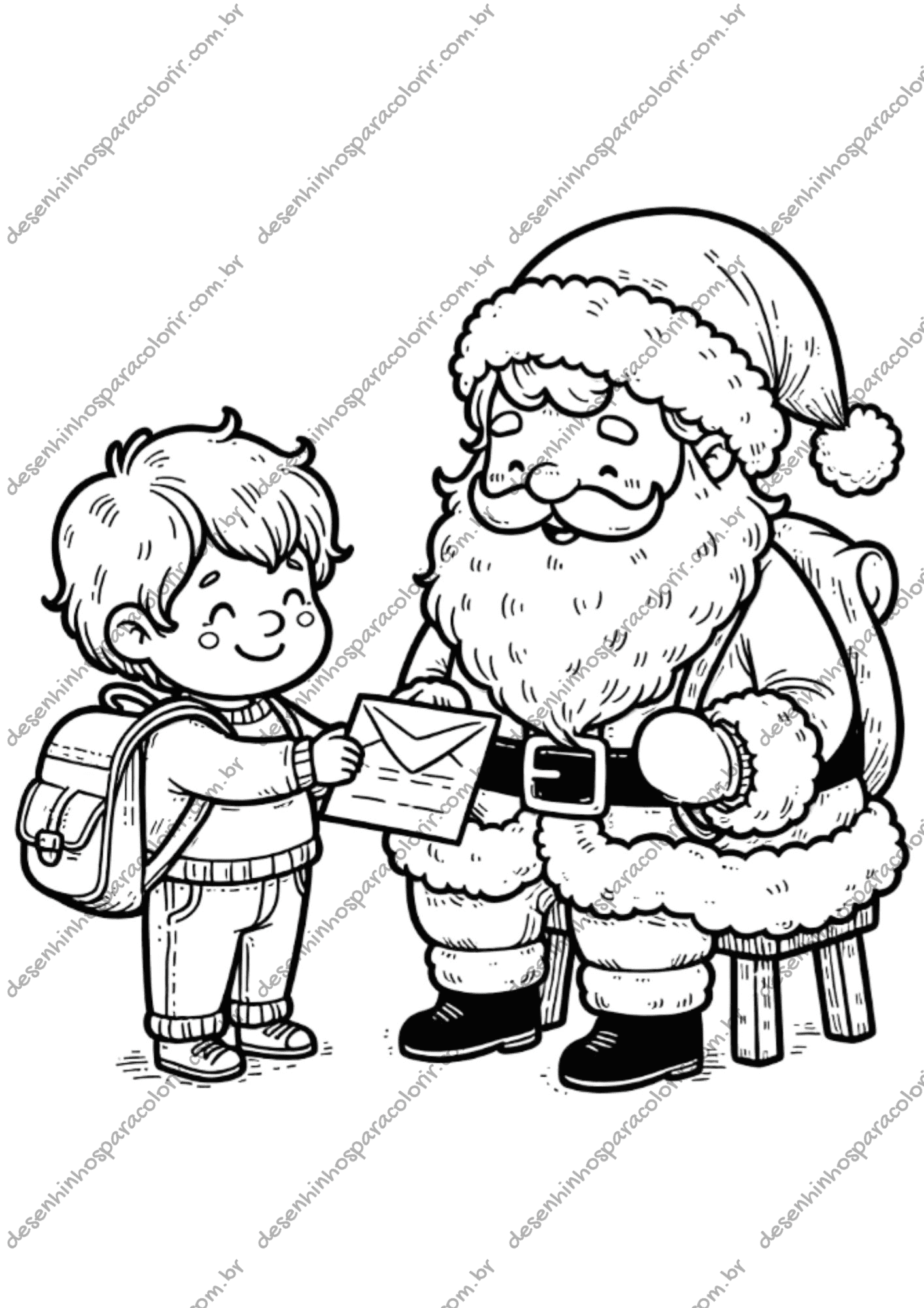 desenhos de natal para colorir