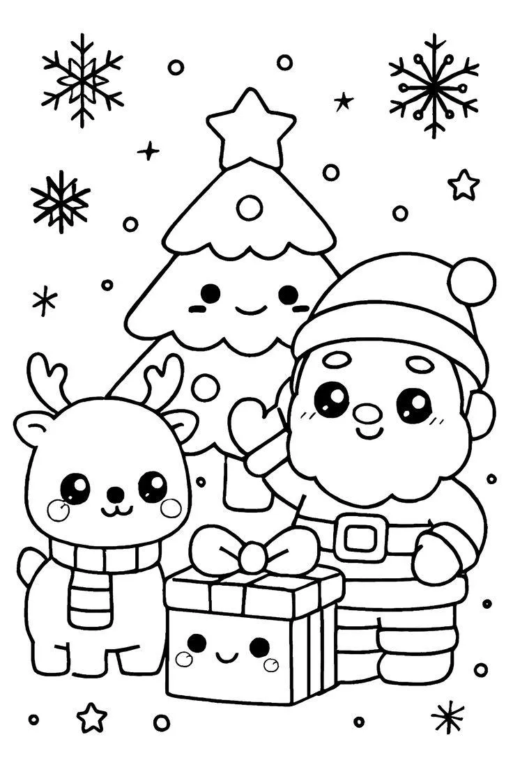 moldes de natal para colorir