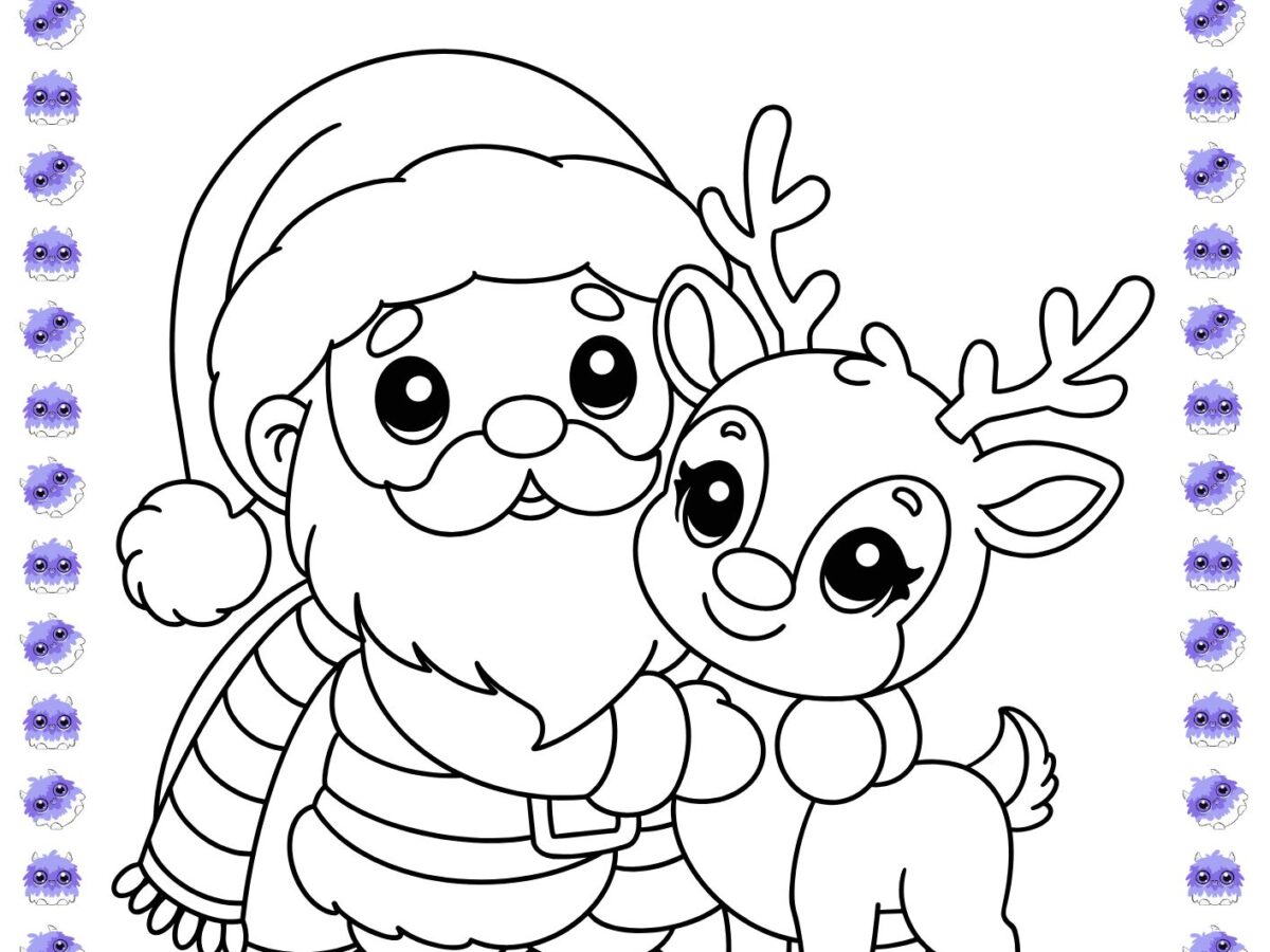 moldes de natal para colorir