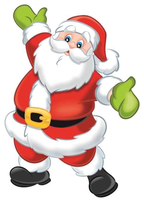 papá noel para imprimir