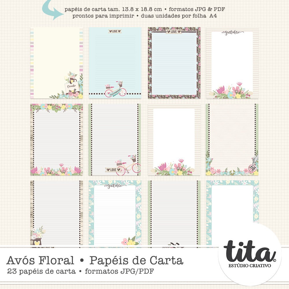 canva papel de carta para imprimir