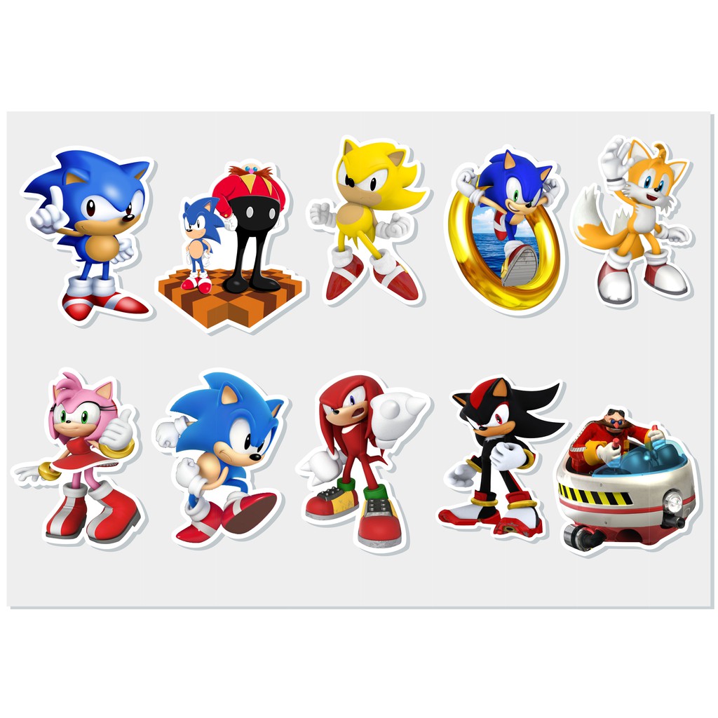 Desenhos do Sonic para imprimir grátis