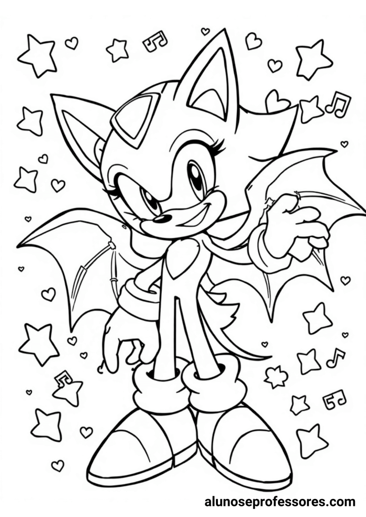 Personagens do Sonic para lembrancinhas