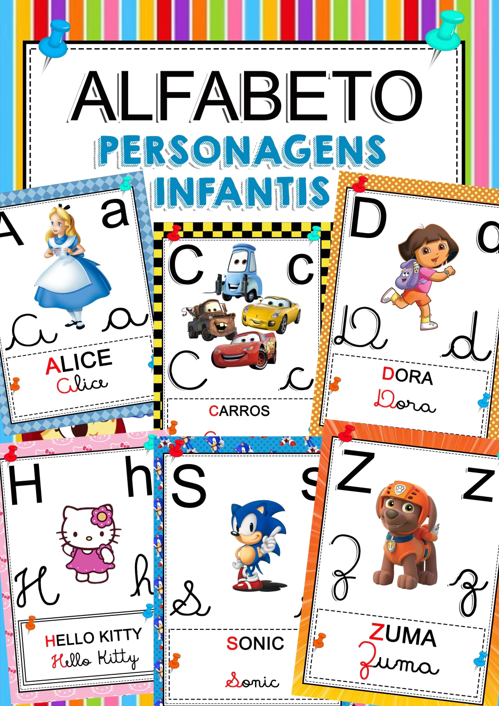 adesivos de personagens para imprimir