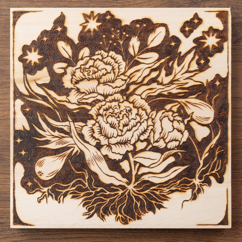 pirografia em MDF