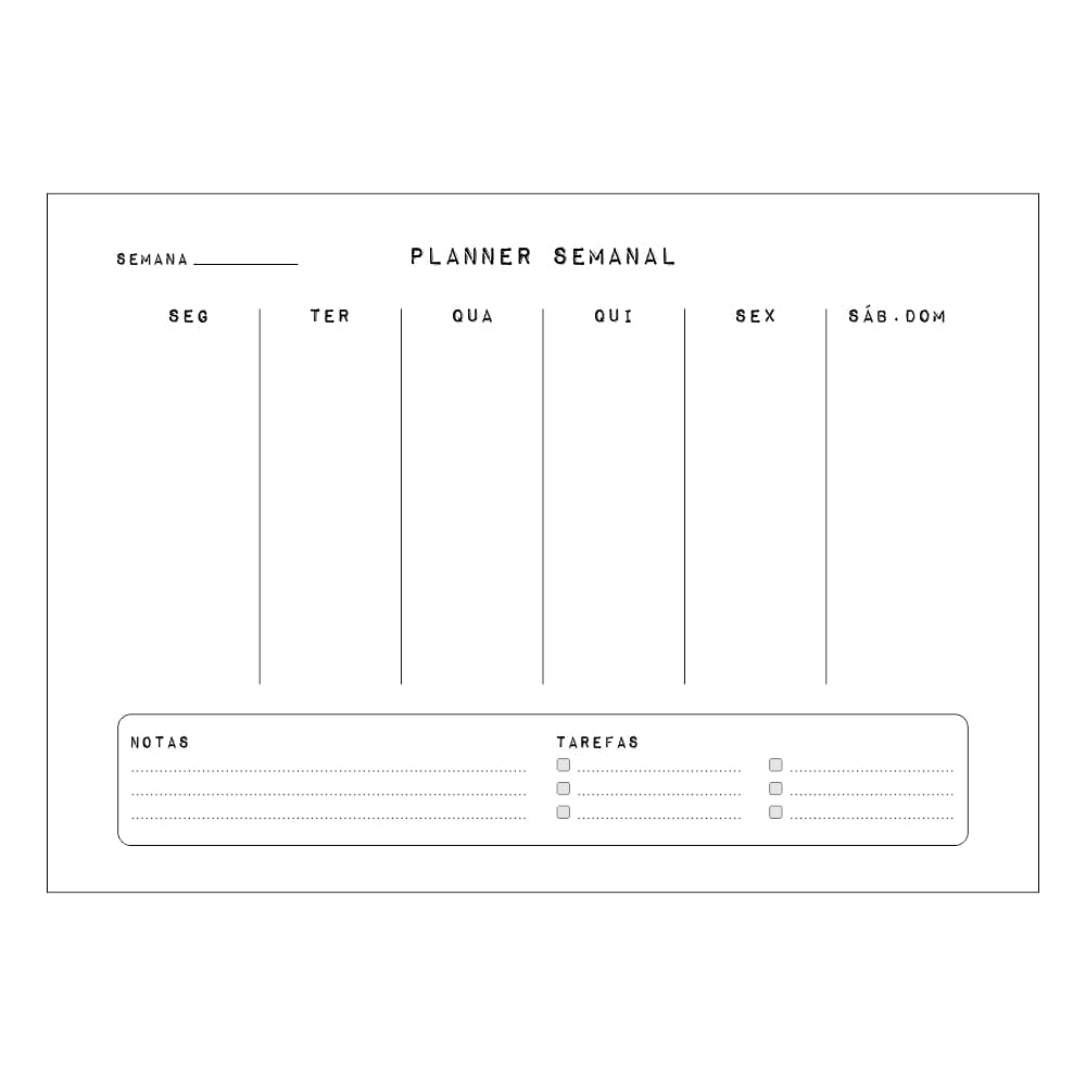 organizador semanal pdf download