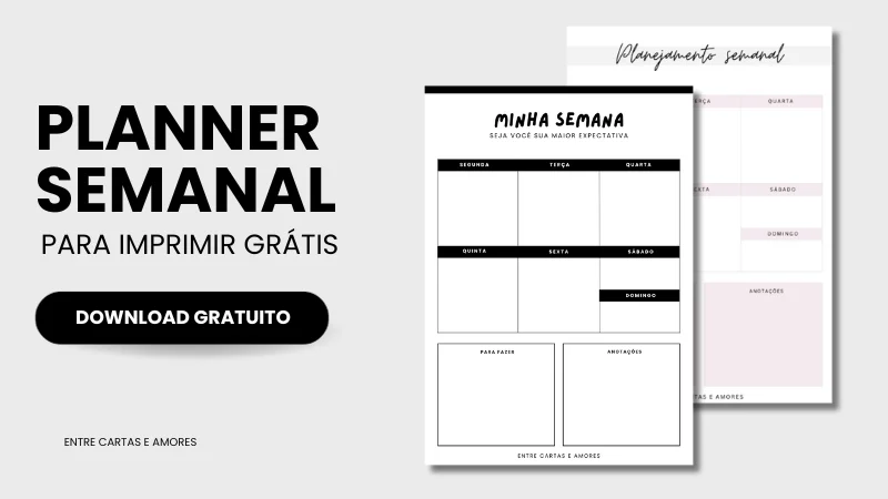 template de planner semanal
