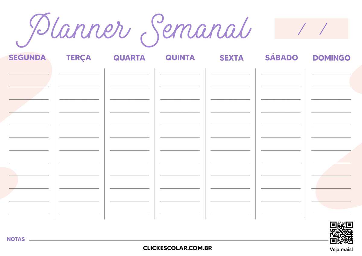 organizador semanal pdf download