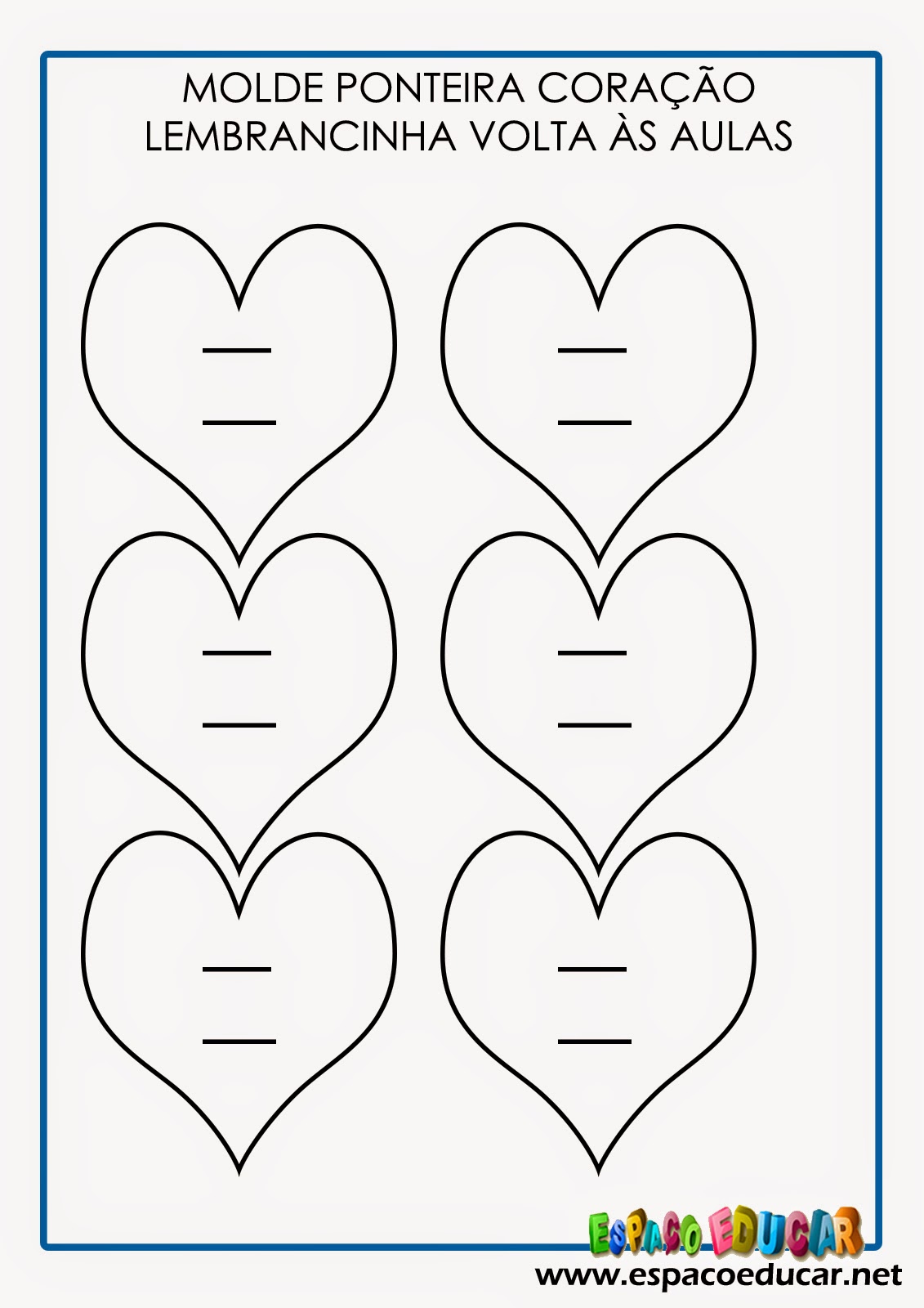 moldes de E.V.A. para lápis