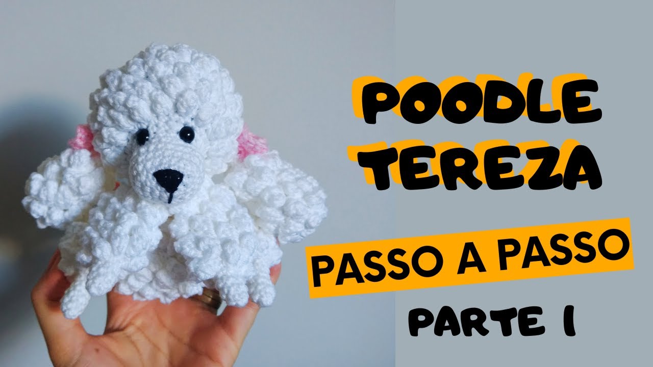 cachorro amigurumi poodle