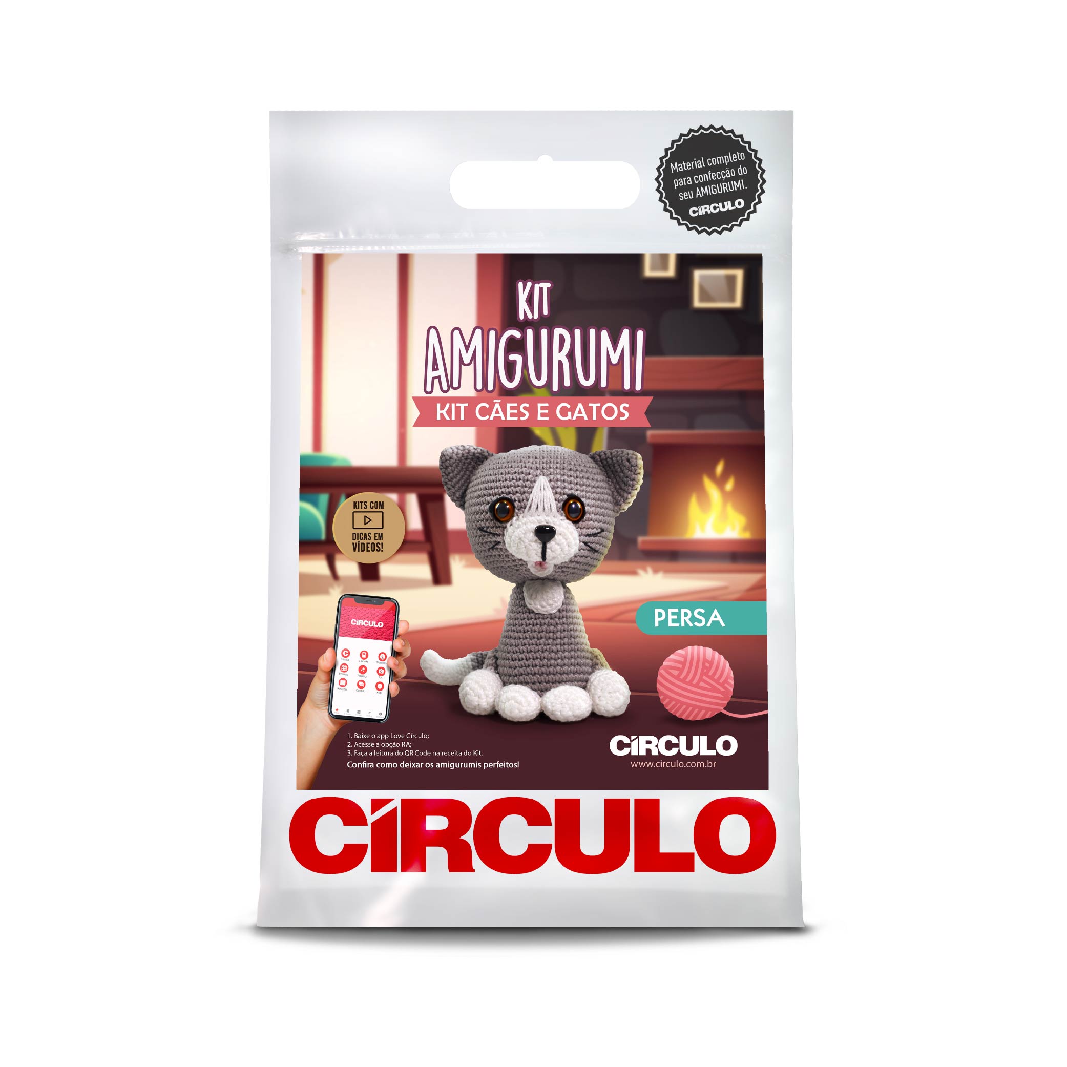 kit amigurumi poodle círculo