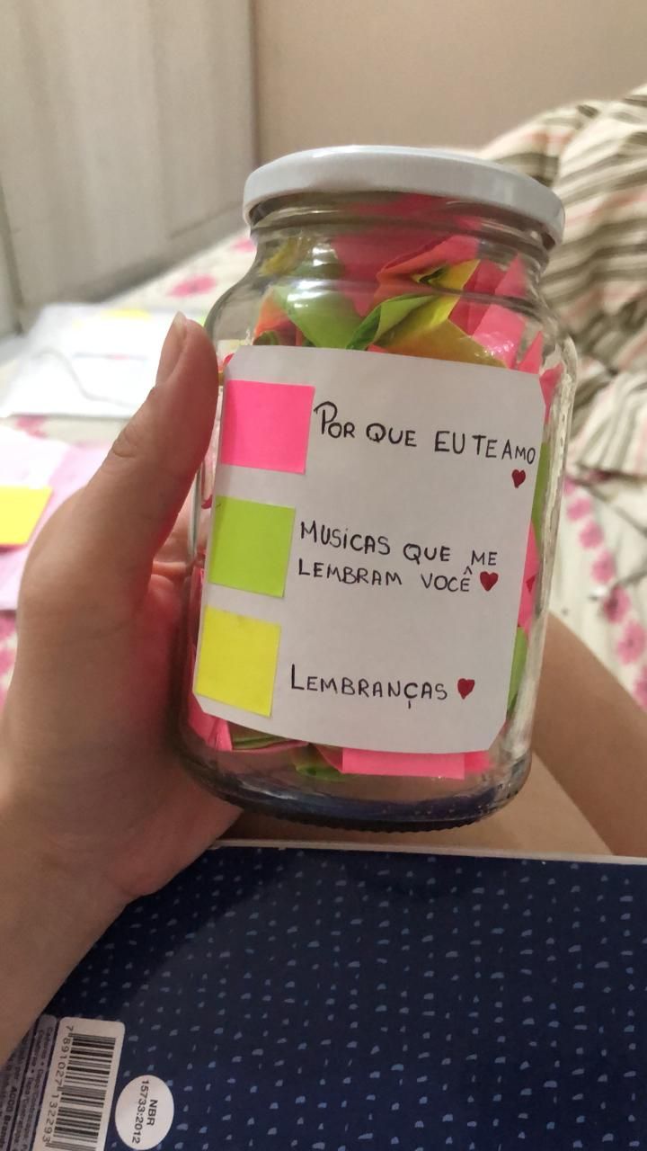 ideias de frases para potinho do amor
