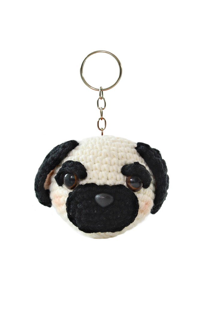 pug de crochê