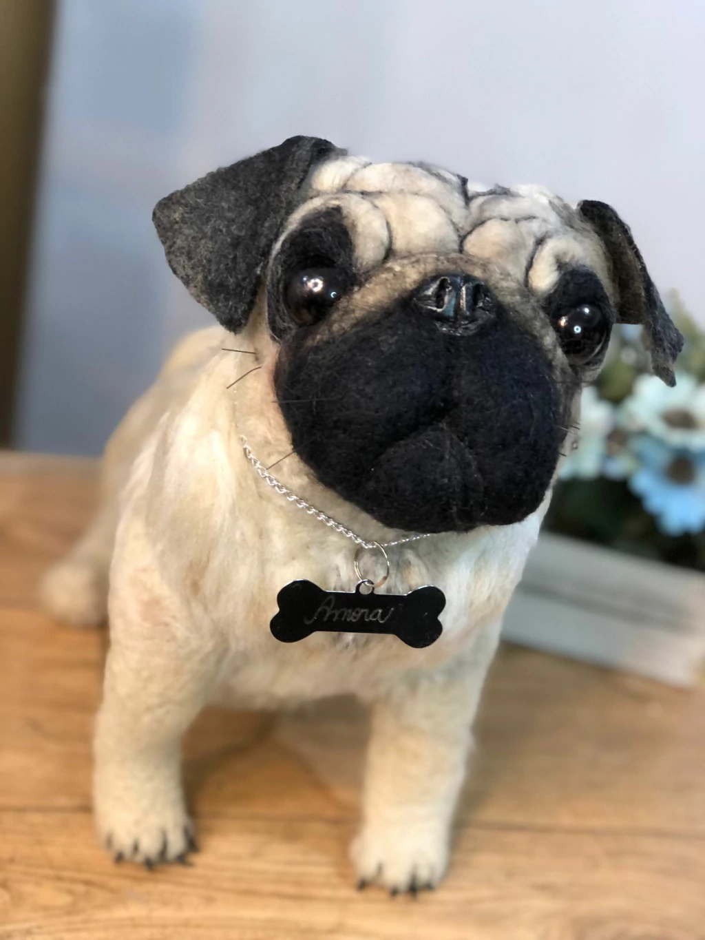 pug amigurumi padrão