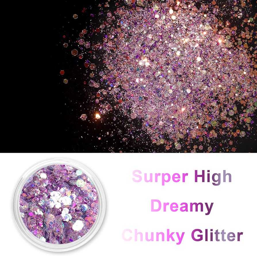 glitter holográfico