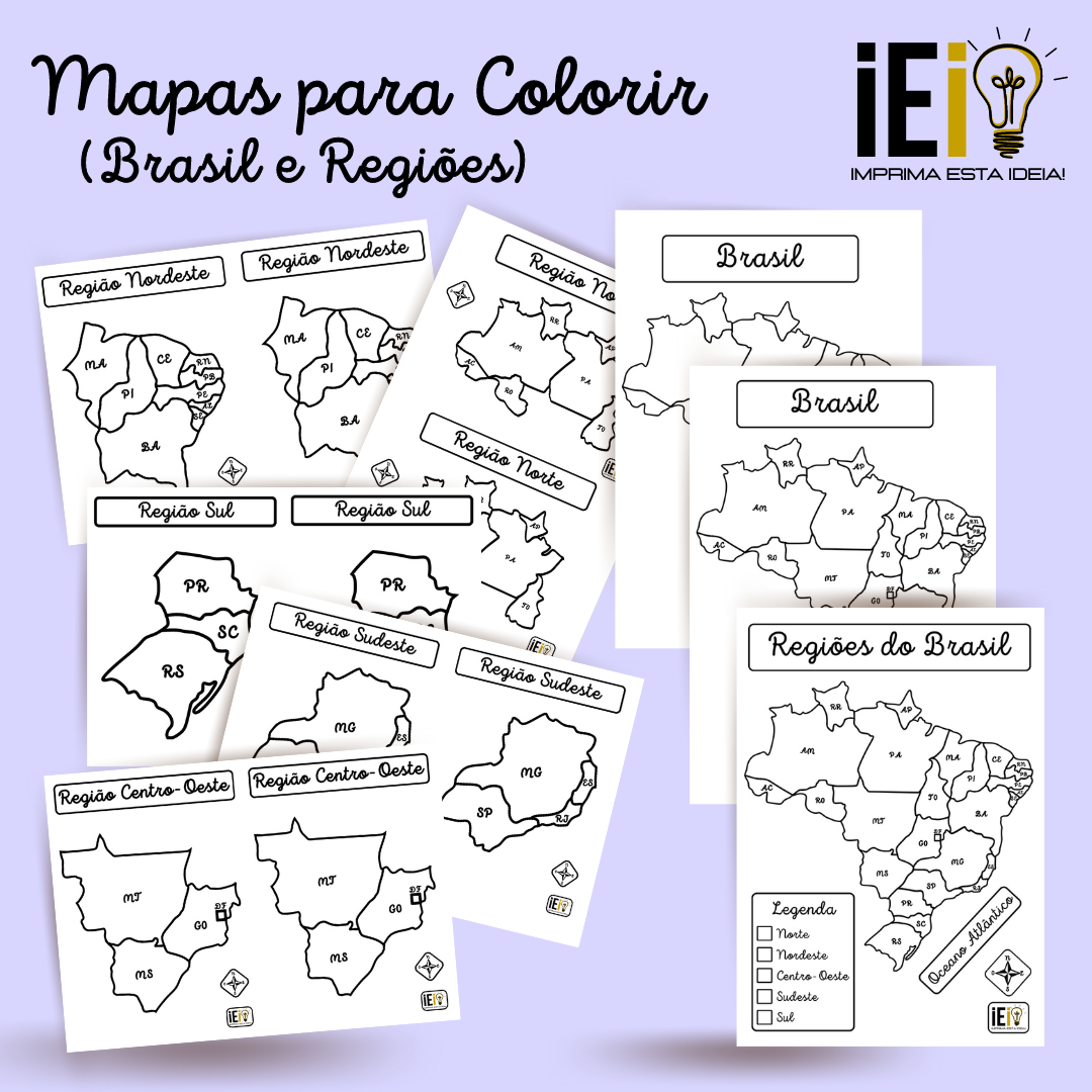 atividade geografia regiões brasil