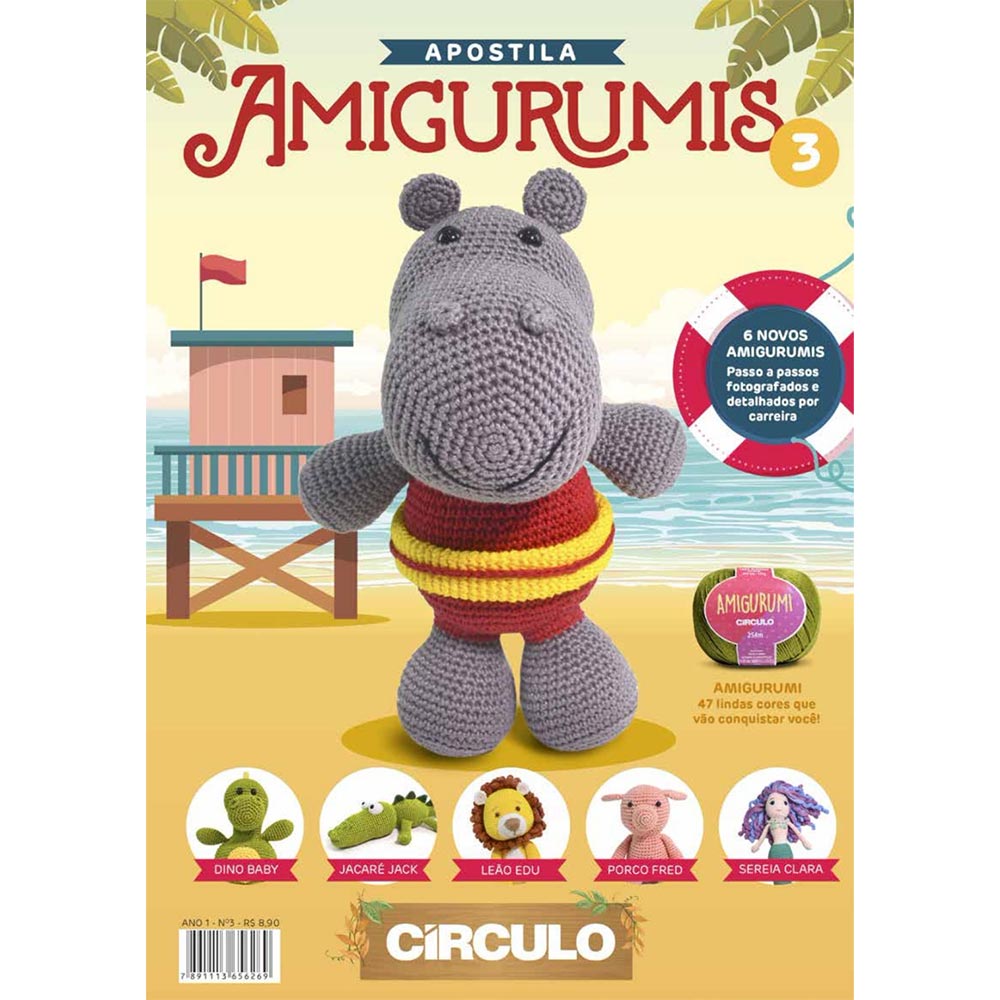 apostila amigurumi círculo download grátis